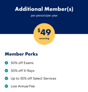 Member perks for having additional member(s)